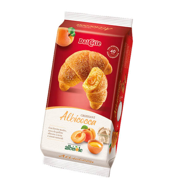Croissants with Apricot Jam Filling by Dal Colle, 7.9 oz (225 g)