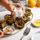 Organic Sicilian Sea Salt with Black Truffle by Bona Furtuna, 3.2 oz (90 g)