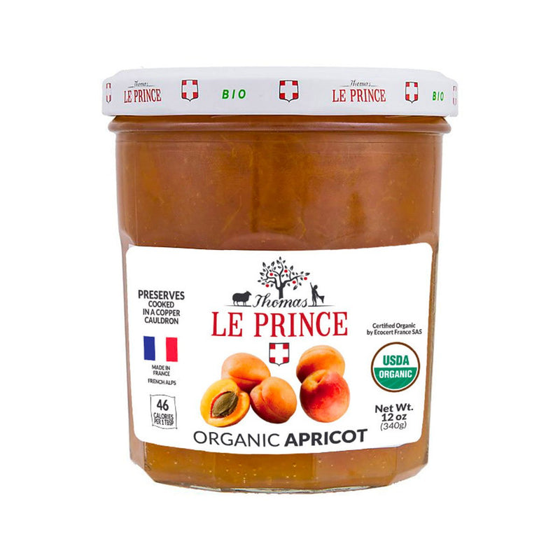 Thomas Le Prince Organic Apricot Preserve, 12 oz (340 g)