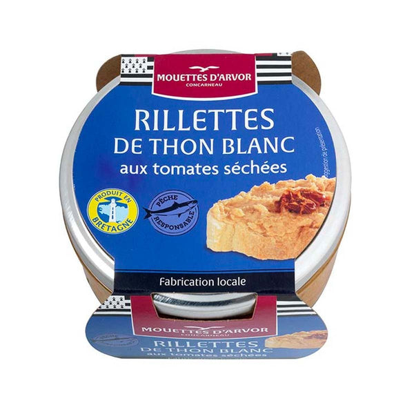Mouettes d'Arvor White Tuna Rillettes with Sundried Tomato, 4.4 oz (125 g)