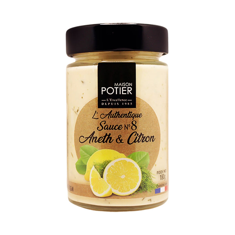 Maison Potier Lemon and Dill Sauce, 6.4 oz (180 g)