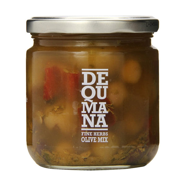 Dequmana Mixed Olives and Herbs, 12 oz (340 g)
