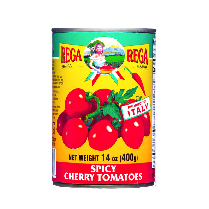 Spicy Cherry Tomatoes by Agriconserve Rega, 14 oz (400 g)