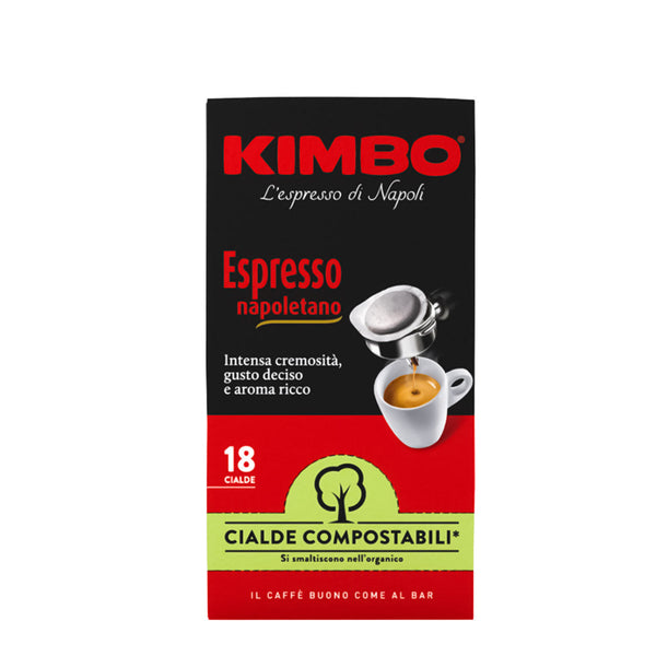 Kimbo Espresso Napoletano Coffee Pods, 18 Count, 4.4 oz (125 g)