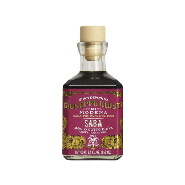 Giuseppe Giusti Saba Cooked Grape Must Vinegar, 8.4 fl oz (250 ml)
