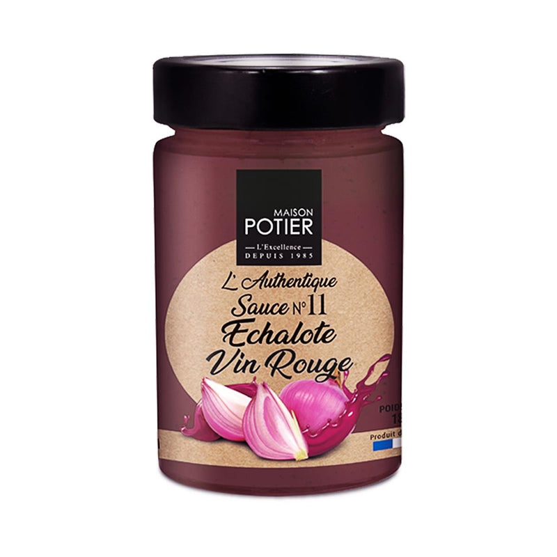 Maison Potier Red Wine and Shallot Sauce, 6.4 oz (180 g)