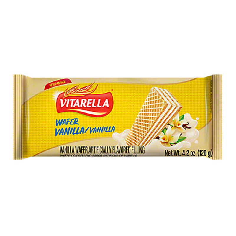 Vanilla Wafers by Vitarella, 24 x 4.2 oz (120 g)