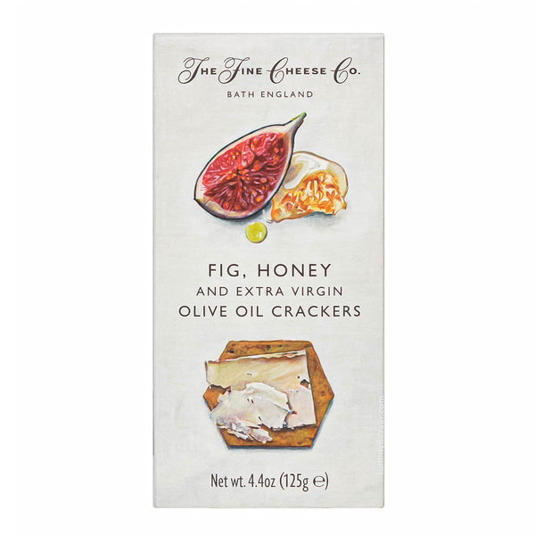 Fig, Honey and Extra Virgin Olive Oil Crackers by The Fine Cheese Co., 4.4 oz (125 g)