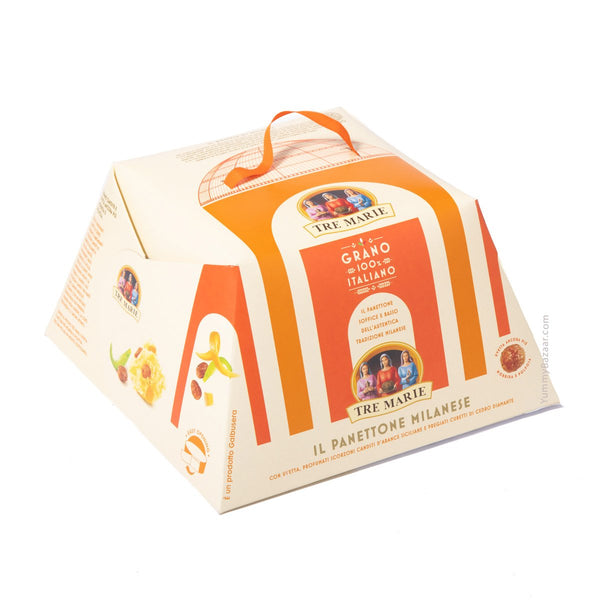 Tre Marie Panettone with Raisins and Candied Citrus Fruit, 1.7 lb (750 g)