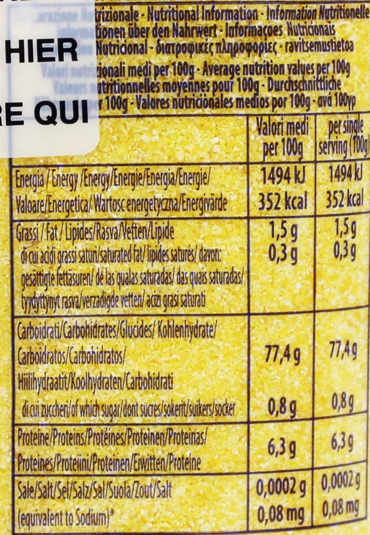 Divella Instant Polenta, 17.6 oz (500 g)