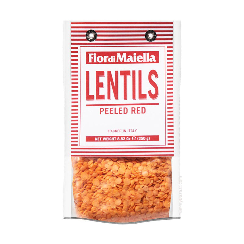 Fior Di Maiella Peeled Italian Red Lentils, 8.8 oz (250 g)