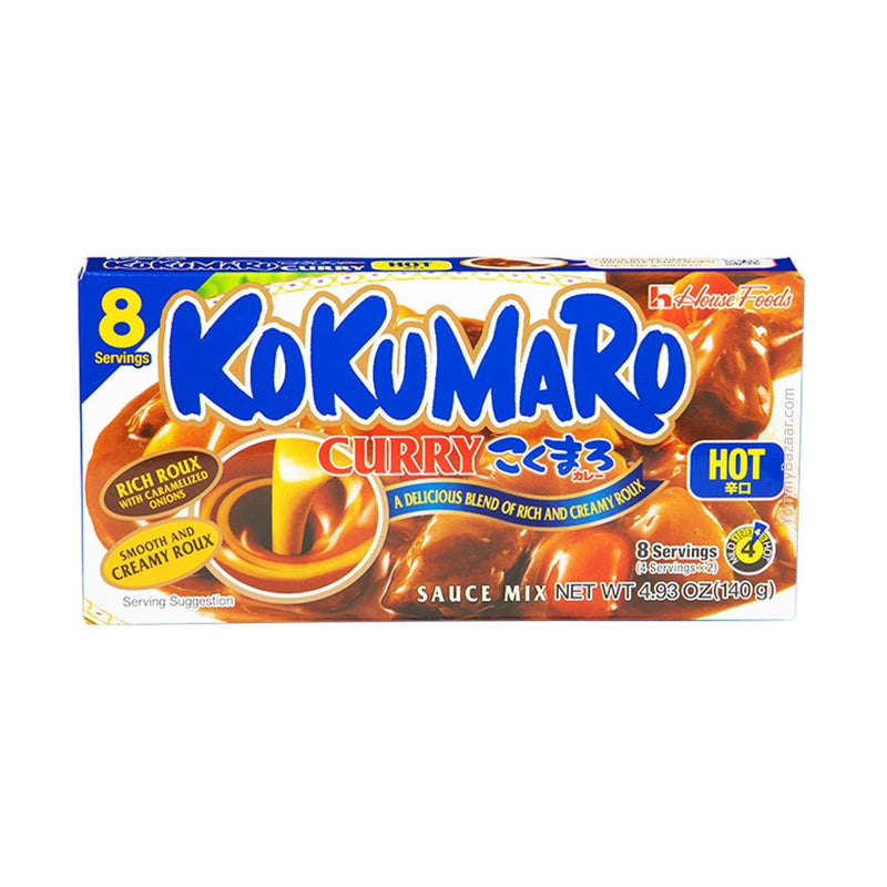 House Foods Kokumaro Curry Sauce, Hot, 4.9 oz (138.9127 g)