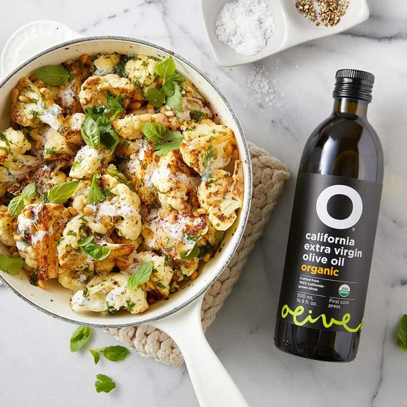 O California Organic First Cold Pressed EVOO by O Olive Oil & Vinegar, 25.36 fl oz (750 ml)