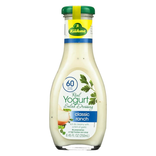Kuhne Yogurt and Classic Ranch Salad Dressing, 8.5 fl oz (250 ml)