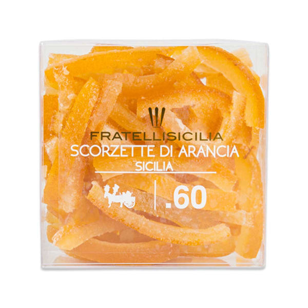 Fratelli Sicilia Sicilian Candied Orange Peels, 5.8 oz (165 g)