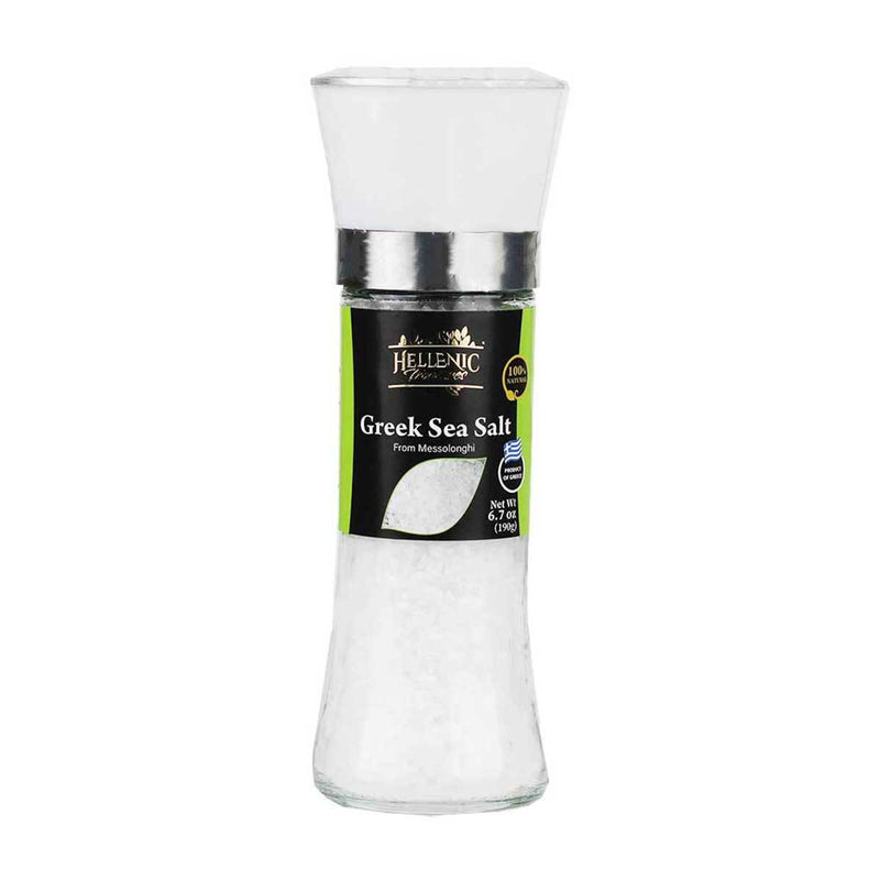 Sea Salt from Messolonghi by Hellenic Treasures, 12 x 6.7 oz (190 g)