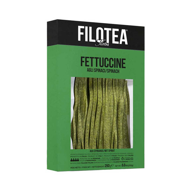Egg Fettuccine with Spinach by Filotea, 8.8 oz (250 g)