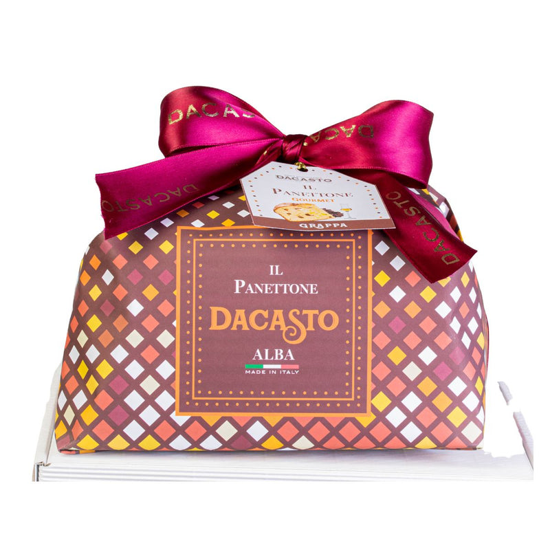 Italian Grappa Panettone without Candied Fruits by Dacasto, 1.65 lb (750 g)