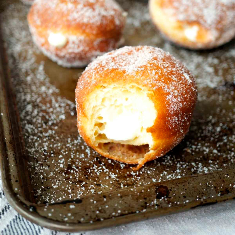Italian Donuts Bomboloni with Custard Cream by Dal Colle, 7.4 oz (210 g)