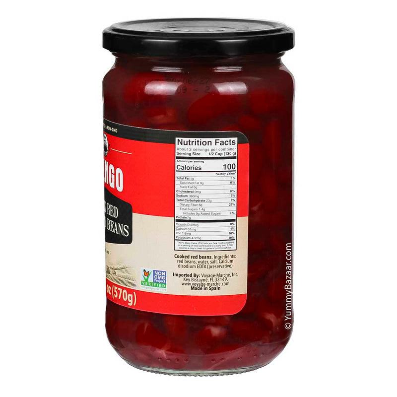 Spanish Dark Red Kidney Beans by Luengo, Gluten Free, Non-GMO, 20 oz (570 g)