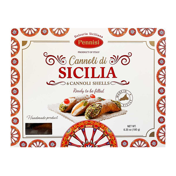 Sicilian Cannoli Shells by Pennisi, 6.4 oz (180 g)