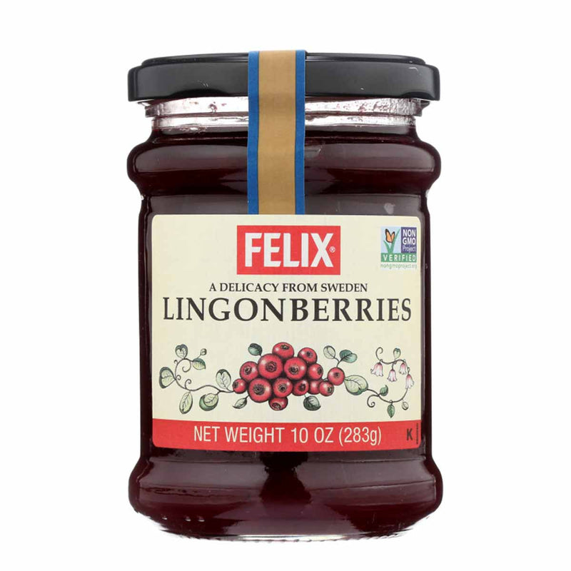 Lingonberry Jam by Felix, 10 oz (283 g)