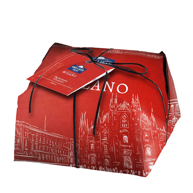 Hand-Wrapped Italian Panettone by Ore Liete, 26.4 oz (750 g)