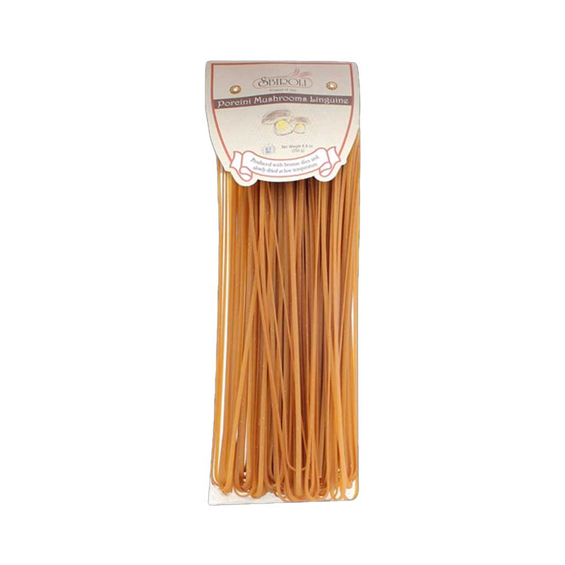 Porcini Mushroom Linguine Pasta by Sbiroli, 8.8 oz (250 g)