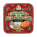 La Mere Poulard French Butter Sable Cookies in Luxury Tin, 1.1 lb (500 g)