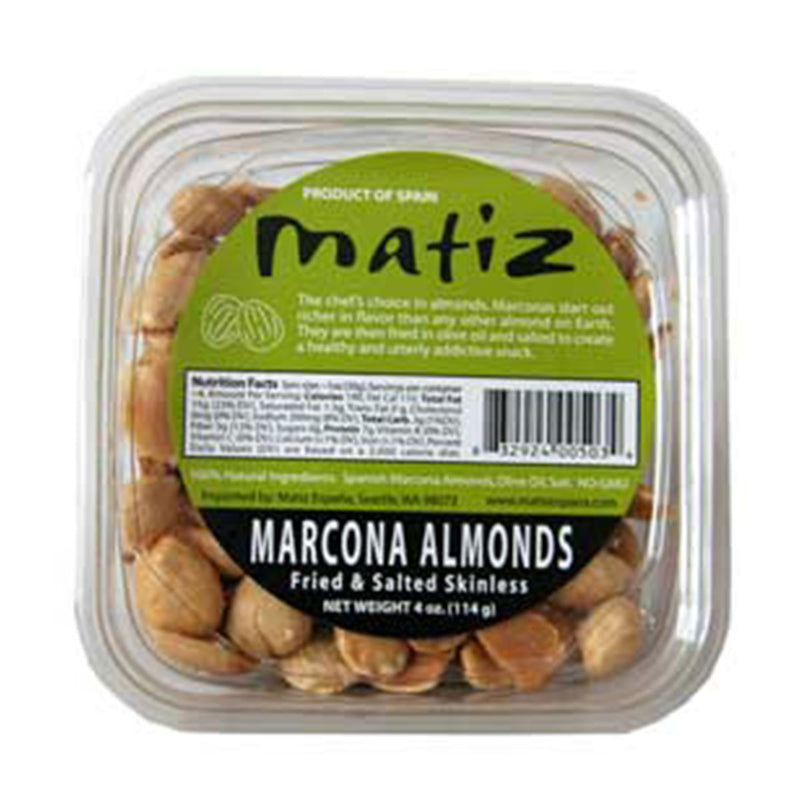 Matiz Spanish Marcona Almonds, 4 oz (114 g)