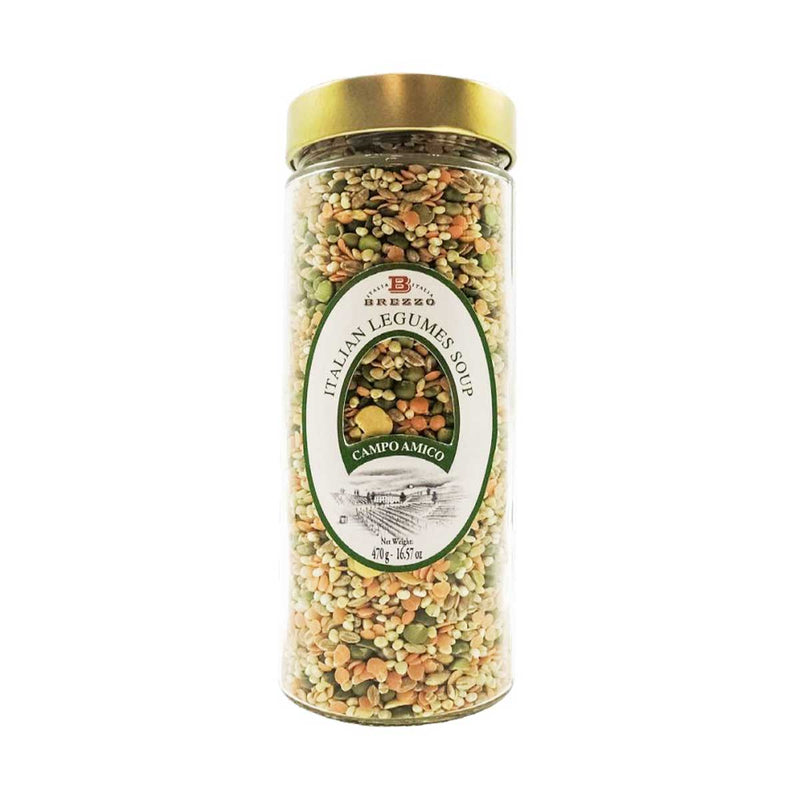 Italian Legumes Soup Mix by Brezzo, 16.57 oz (470 g)