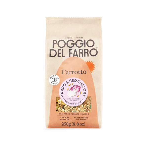 Farrotto with Red Chicory by Poggio del Farro, 8.8 oz (250 g)