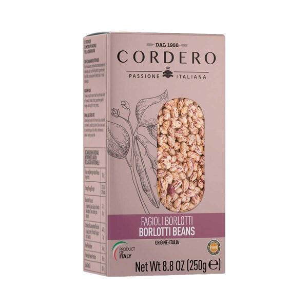 Borlotti Beans by Cordero, 8.8 oz (250 g)