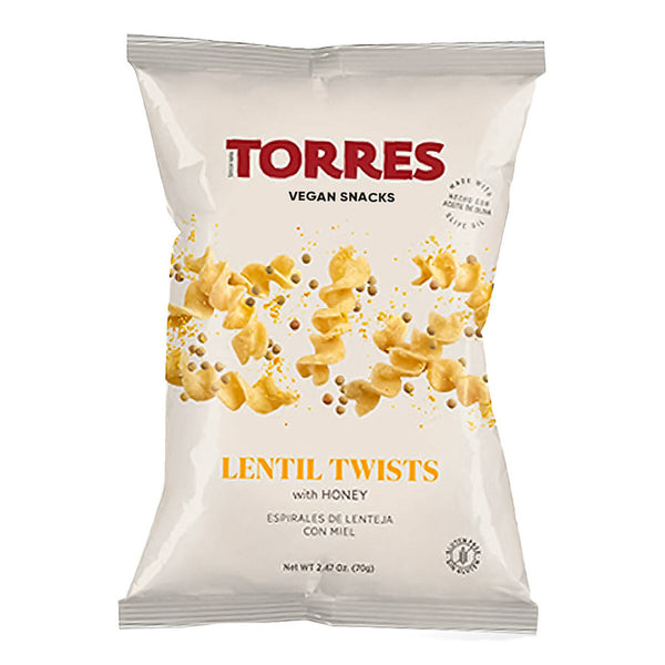 Torres Gluten Free Lentil Twists with Honey, 2.5 oz (70 g)