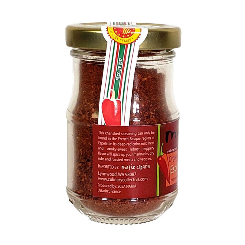 Matiz Organic Piment d'Espelette Basque Pepper, 1.6 oz (45 g)