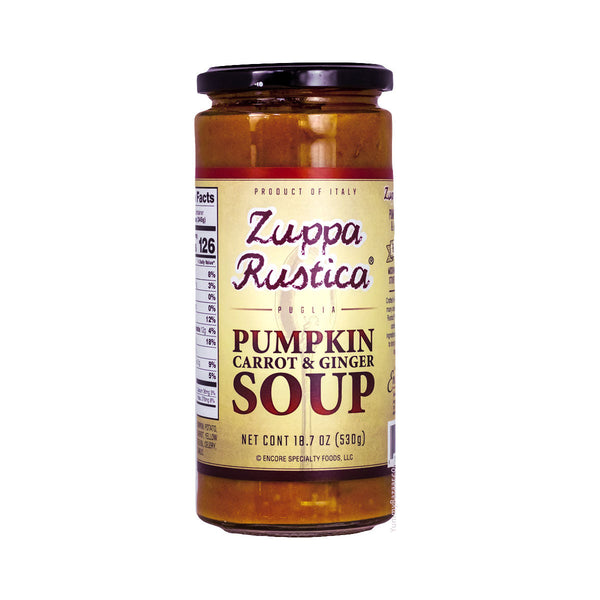 Pumpkin, Carrot and Ginger Soup by Zuppa Rustica, 1.2 lb (530 g)