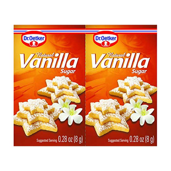 Dr. Oetker Natural Vanilla Sugar, 0.28 oz (8 g)