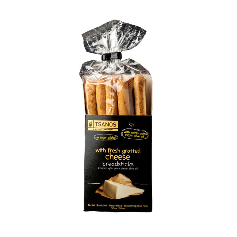 Cheese Breadsticks, No Sugar Added by Tsanos, 4.2 oz (120 g)