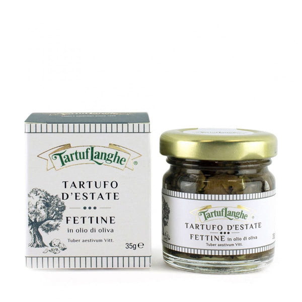 Tartuflanghe Summer Truffle Slices in Olive Oil, 1.2 oz (35 g)