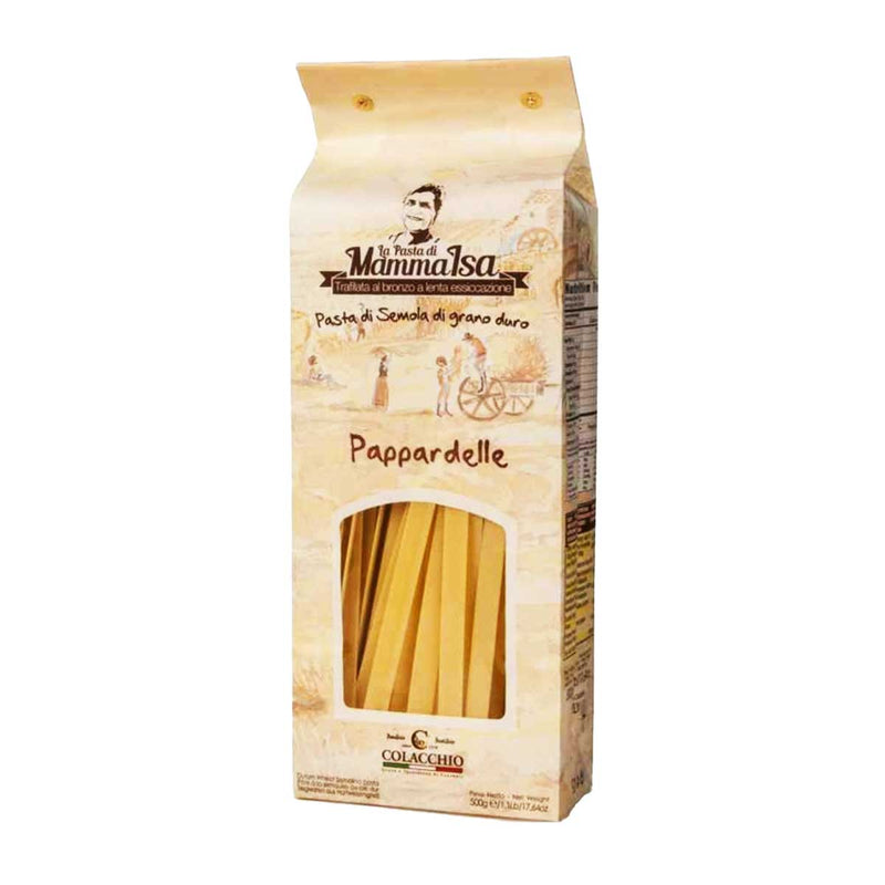 Italian Pappardelle Pasta by Colacchio, 1.1 lb (500 g)
