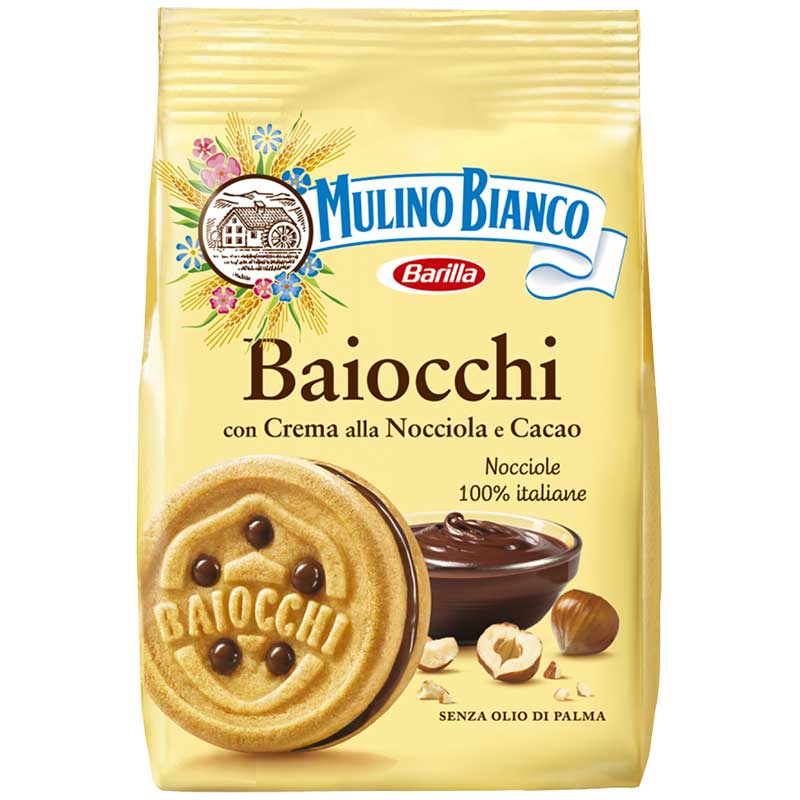 Mulino Bianco Baiocchi Cookies, 9.1 oz. (257g)