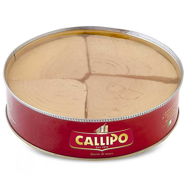 Callipo Solid Light Tuna in Olive Oil, Bulk Size, 3.8 lb (1.75 kg)
