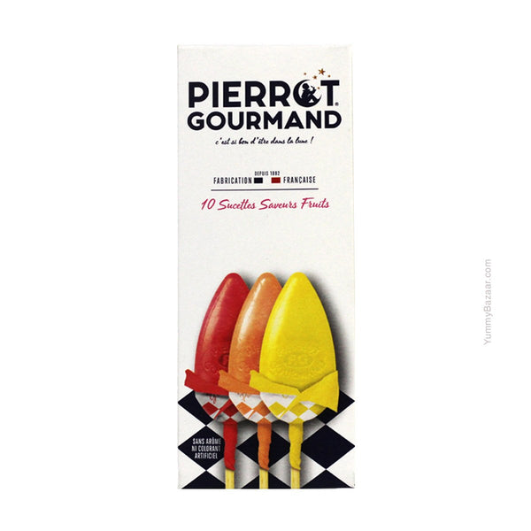 Pierrot Gourmand Fruit Duo Lollipops 4.5 oz (130g)