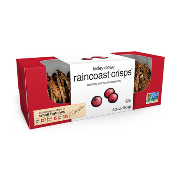 Raincoast Crisps Cranberry Crackers, 5.3 oz. (150 g)