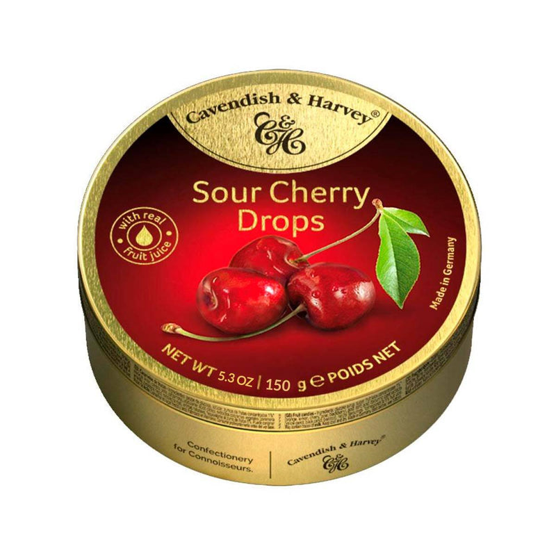 Cavendish & Harvey Sour Cherry Candy Drops, 5.3 oz (150 g)