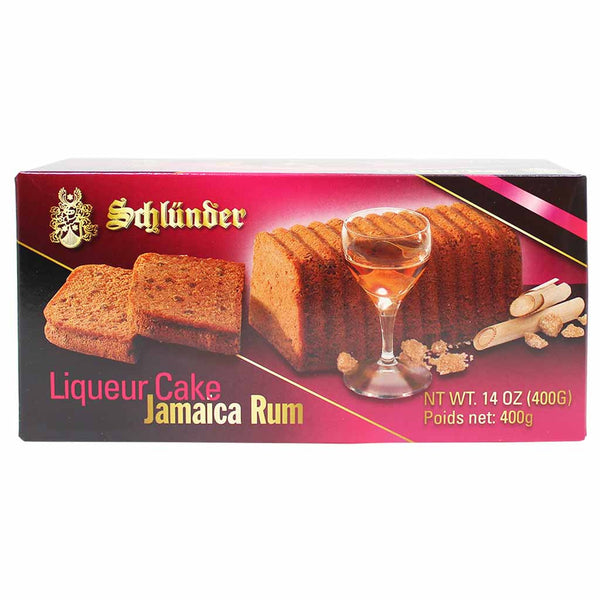 German Jamaica Rum Liquor Cake by Schlunder, 14 oz (400 g)