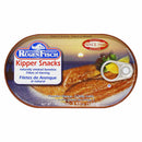 Rugen Fisch Kipper Snacks Smoked Herring Fillets, 3.53 oz (100 g)