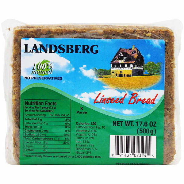German Linseed Bread by Landsberg, 17.6 oz (500 g)