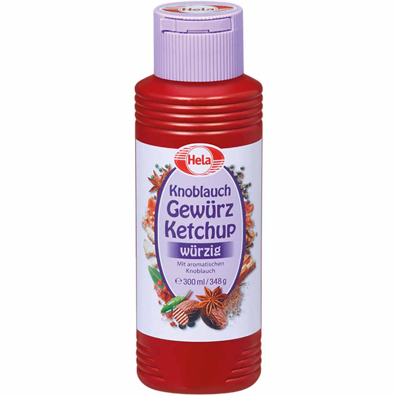 Hela Garlic Ketchup, Spicy 10 oz (300 ml)