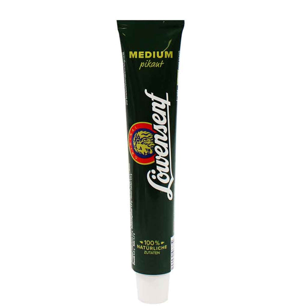 Lowensenf Medium Hot Mustard Tube, 3.3 fl oz (100 ml)